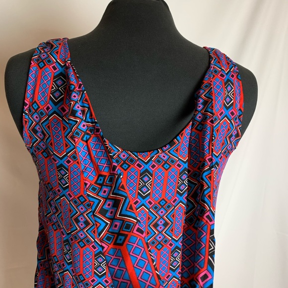 Saint Tropez West Multicolor Geometric Dress - Picture 2 of 5